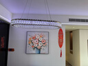 墨派（Mopai）餐厅装饰画手绘油画美式花卉高端客厅肌理挂画正方形壁画免打孔 锦上添花 90*90cm手绘油画 实拍图