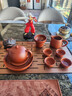 藏壶天下正宗宜兴原矿朱泥西施紫砂壶小容量纯手工茶壶茶具家用泡茶壶 一壶四杯+公杯套装 220ml 实拍图