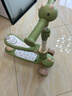 飞鸽儿童滑板车踏板车滑步车可坐可骑单脚滑行宝宝溜溜车2-3-4-6岁 清新绿【闪光轮带座椅】 实拍图