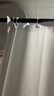 韩娜（Hanna）浴帘布浴室隔断帘洗澡帘免打孔套装卫生间窗帘门帘淋浴防水防霉 新款吊灯（保暖防水-防霉不透） 单帘180宽*200高+挂环（不含杆） 实拍图