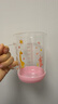 富光玻璃杯家用儿童牛奶杯子带刻度吸管水杯 宝宝冲泡奶粉杯带把手 实拍图