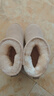 意尔康女靴雪地靴女冬季厚底加绒加厚保暖棉鞋百搭中筒短靴妈妈棉靴子 米白2 加绒 【靴筒羊毛内里】 36 实拍图