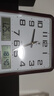 北极星（POLARIS） 挂钟万年历温湿度计静音时钟客厅日历挂表钟表37*36cm双液晶 实拍图