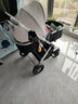ANGI BABY婴儿推车可坐可躺婴儿车轻便折叠新生儿减震高景观双向儿童手推车 顶配月光银【一键收车+PU橡胶轮] 实拍图