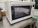 美的（Midea）35L家用多功能烘焙电烤箱 双层玻璃门/精准控温/热风烘烤/搪瓷内胆 PT3530W-D 实拍图