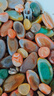 南京雨花石原石天然清仓鹅卵石石头花盆鱼缸装饰彩石头彩色小石子 3-5厘米（1斤15颗左右） 实拍图