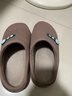 回力日系柔软情侣棉拖秋冬家居室内保暖棉鞋男款HL0006咖啡40-41码 实拍图