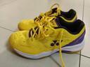 YONEX尤尼克斯羽毛球鞋yy男女同款训练透气缓震SHB101CR 黄紫 39 实拍图