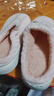 【福利价】小熊小兔棉拖秋冬季情侣保暖学生男拖鞋女居家棉拖鞋 小熊小兔棉拖-粉色 38-39 适合37-38 实拍图