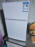新飞（Frestec）小冰箱 冰箱小型双开门 迷你双门家用宿舍租房冷藏冷冻电冰箱节能省电 48L白【一级能效+租房神器】升级款 实拍图