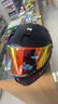 NEVA3C认证摩托车头盔男女DOT标准全盔双镜片四季通用机车安全帽 实拍图