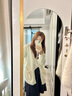 小匠材全身镜穿衣镜贴墙自粘免打孔试衣镜壁挂式家用卧室宿舍镜子30*120 实拍图