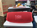 JBL CHARGE5 冲击波五代 便携蓝牙音箱+低音炮 户外防水音响 增强版赛道扬声器 女生礼物 红色 实拍图