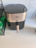 美的（Midea）小炎烤空气炸锅蒸烤一体上下双热源免翻面 可视窗口家用智能大容量6L金属内腔蒸汽嫩炸烤箱KZC6054 实拍图