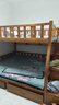 临稚胡桃木 儿童上下床实木高低床双层床上下铺床两层木床子母床 梯柜款 上铺宽1.6米下铺宽1.8米 实拍图