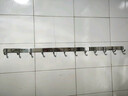 海立304不锈钢30301-12免打孔厨房墙壁挂钩连排粘钩浴室卫生间衣帽钩 实拍图