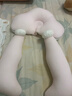 贝肽斯婴儿定型枕0-6个月睡圆头矫正头型宝宝枕头新生儿护颈0-2岁白粉色 实拍图