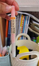 点石按动荧光笔小清新简约透明柔色系彩色划重点记号笔淡彩色学生标记考公绘画笔805s  荧光系套装/6支 实拍图