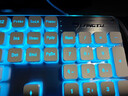 狼途L1静音键盘有线无线高颜值104键机械手感薄膜键盘电竞游戏办公码字男女生键盘电脑平板笔记本外设 【有线·防水升级】白冰蓝单光 实拍图
