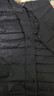 京东京造【零压排骨羽绒】轻薄羽绒服男外套冬季防钻绒马甲背心 曜石黑 L 实拍图