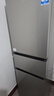 海尔（Haier）「真省电」217L三门小冰箱黑金净化一级能效风冷无霜星辉银BCD-217WGHC3E9S9国家补贴 实拍图