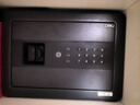 得力保险柜 办公家用电子密码保管箱保险箱 小型入墙保密文件柜 固定安装 平面板不突兀 25cm磨砂黑 实拍图