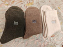 猫人3双装35%羊毛袜子男士袜子男冬季加厚保暖袜男毛圈袜睡眠袜男 实拍图
