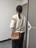 蔻驰（COACH）【礼物】经典标志CASSIE19号单肩斜挎包翻盖冬季女包 棕黄色锈色（新版） 实拍图