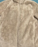 优衣库女装男装长绒摇粒绒拉链茄克/长袖外套夹克冬新款479611 30 浅米色 XS 实拍图