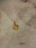 周六福足金999四叶草黄金耳钉女耳饰生日礼物计价AA096009 一对 约0.73g 实拍图