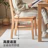 原始原素实木餐椅北欧现代简约橡木椅子家用餐桌椅饭桌椅1把B1121 实拍图
