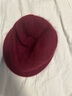 啄木鸟帽子女中老年人妈妈冬季新款保暖老人奶奶秋冬天老太太针织毛线帽 枣红色【帽子】+围巾 均码高弹/加绒加厚 实拍图