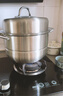 康巴赫蒸锅304不锈钢蒸笼食品级双层汤锅家用蒸煮炖燃气灶电磁炉通用 【加厚304不锈钢】 2层 28cm 实拍图