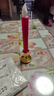 春节喜庆创意电子蜡烛灯装饰家用发光电池仿真蜡烛结 创意电子蜡烛一个【带底座】需自备2节7号电池 实拍图