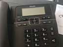 飞利浦（PHILIPS）电话机座机 固定电话 办公家用 家庭有线电话 来电显示 双接口 免电池 CORD118黑色 实拍图