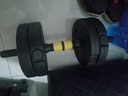 华亚（HUAYA） 哑铃男士杠铃套装可调节环保包胶手铃亚玲家用运动锻炼健身器材 一副两只总重20kg旗舰款【一款六用】 实拍图