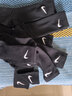 耐克NIKE袜子男子 速干透气运动袜 中筒袜三双装SX7676-010黑M 实拍图