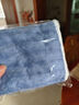 洁丽雅同款 挂式擦手巾卫生间 毛巾洗脸巾吸水不掉毛30*30 多条装 灰色+蓝色-优惠尝鲜装 2条 实拍图