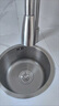 摩恩阳光系列圆形水槽吧台小水槽迷你洗碗槽304不锈钢纳米洗菜盆洗碗池 银色-圆形抽拉龙头 320x320mm 实拍图