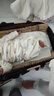 童颜新生婴儿包单纯棉a类产房襁褓裹布包巾四季抱被睡袋用品 2条 实拍图
