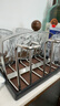帅仕（shuaishi）不锈钢沥水杯架子置物架玻璃杯架倒挂茶杯红酒杯架客厅杯子架托盘 实拍图
