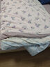 苏萱纯棉四件套全棉床上用品清新碎花被套宿舍床单被罩三件套床笠四季 浅影 1.8m 床单款 四件套-被套200x230cm 实拍图