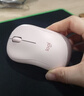 罗技（Logitech）M196 无线蓝牙鼠标 办公鼠标 笔记本商务办公家用 小巧便携 对称手型 玫瑰粉 实拍图