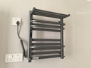 京东京造暖云Pro电热毛巾架智能款 碳纤维加热卫生间浴室烘干包安装太空灰 实拍图