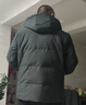 雪中飞鹅绒羽绒服男士短款脱卸帽加厚保暖休闲商务秋冬外套男装190 实拍图
