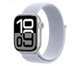 Apple/苹果 Watch Series 10 智能手表GPS款42毫米银色铝金属表壳青云色回环式运动表带MX1L3CH/B 实拍图