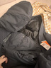 雪中飞秋冬新款时尚休闲舒适廓形男士“H”版型纯色立领连帽羽绒服男 钢铁灰|8224 【品质高充绒】 M 170/92A 实拍图