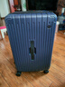 爱华仕行无界行李箱男拉杆箱女大容量旅行箱24英寸三七开托运密码箱蓝色 实拍图