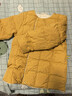 戴维贝拉（DAVE＆BELLA）童装女童羽绒内胆男童羽绒服儿童冬装90绒保暖衣服幼儿宝宝上衣 姜黄【DB15316】 130 cm（建议身高120-130cm） 实拍图