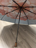 蕉下（beneunder）防紫外线遮阳伞三折双层黑胶晴雨伞防晒伞BM664花椿 实拍图